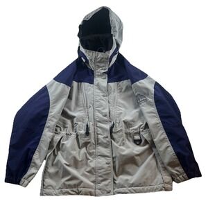 VTG PORTLAND Early Winters Womens Snow Jacket Size Small Blue & Gray Nicely Made